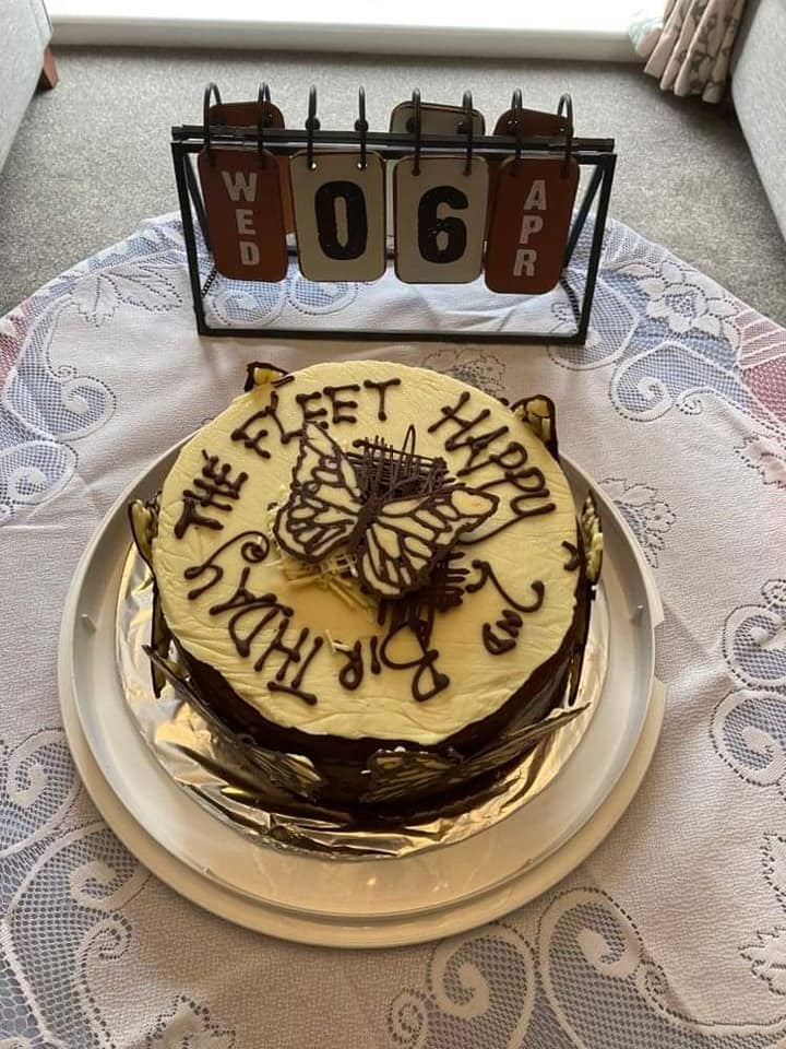 The Fleet Birthday cake